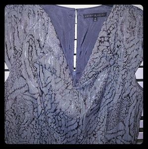 *SALE* Antonio Melani blue and brown dress